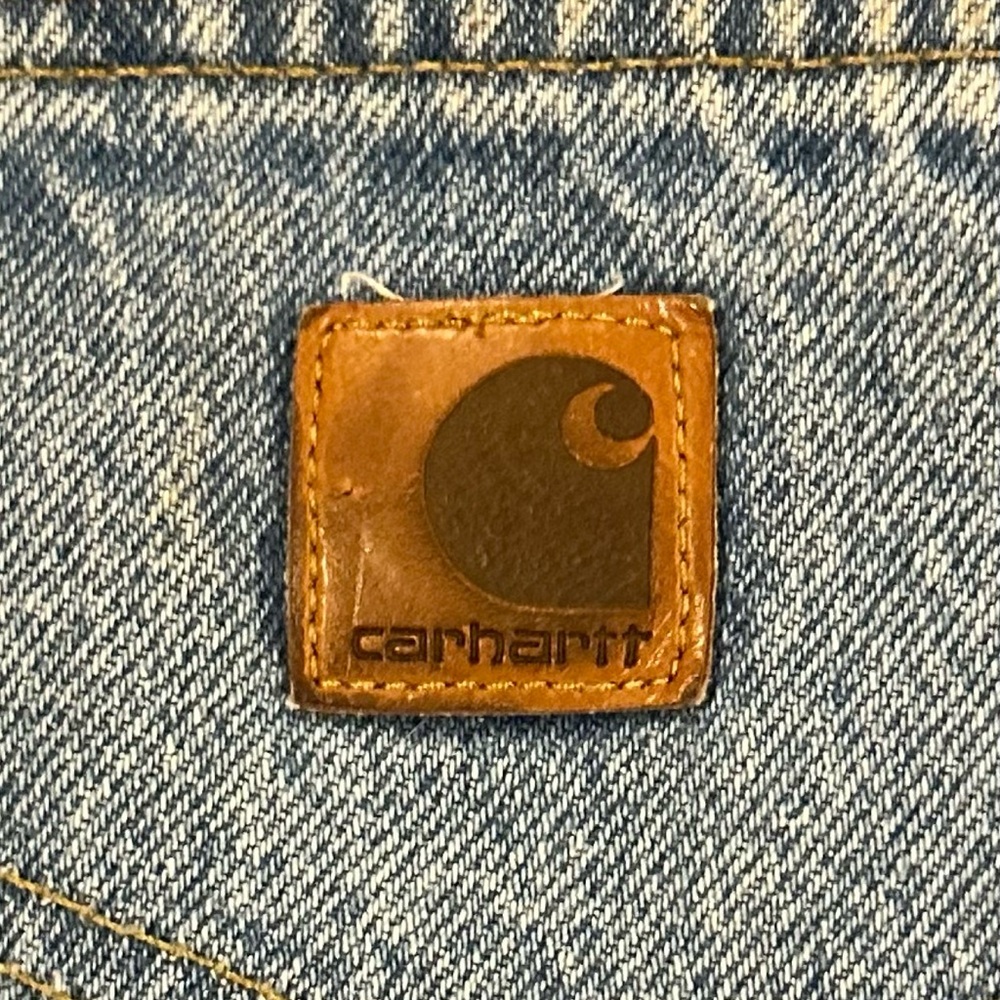 Carhartt Authentic,Vintage B26 STW Denim Shorts/Jorts Men’s Sz 42 - Picture 2 of 12
